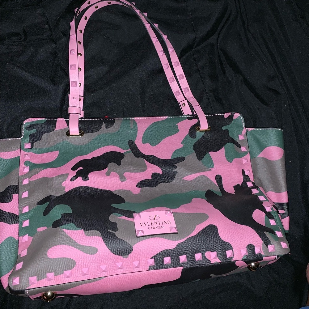 Valentino camouflage bag